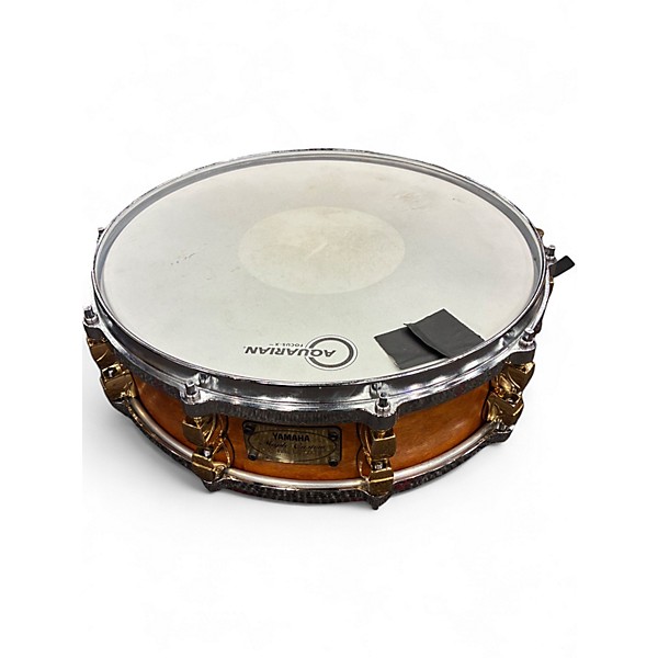 Used Yamaha 14X4 Maple Custom Natural Drum