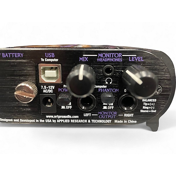 Used Art USB DUAL PRE Microphone Preamp Audio Interface
