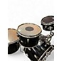 Vintage 1970s Slingerland 4 Piece shell pack black Drum Kit