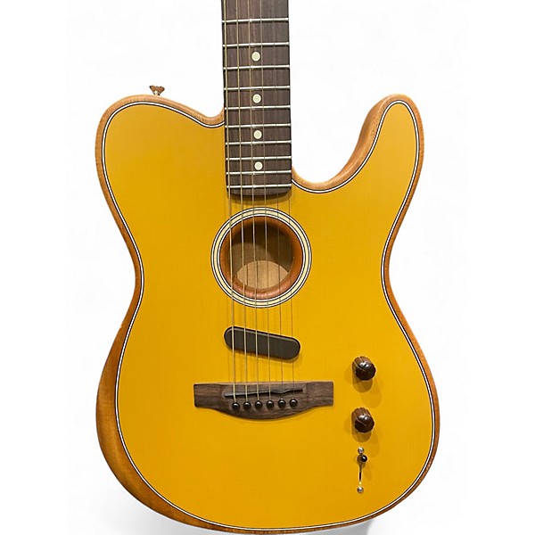 Used Fender Acoustasonic Player Telecaster Butterscotch