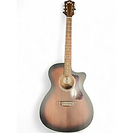 Used Guild OM240CE WALNUT BURST Acoustic Electric Guitar