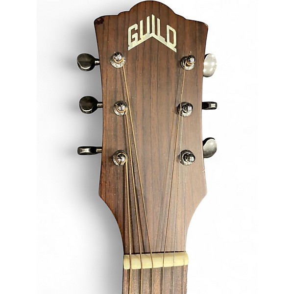 Used Guild OM240CE WALNUT BURST Acoustic Electric Guitar