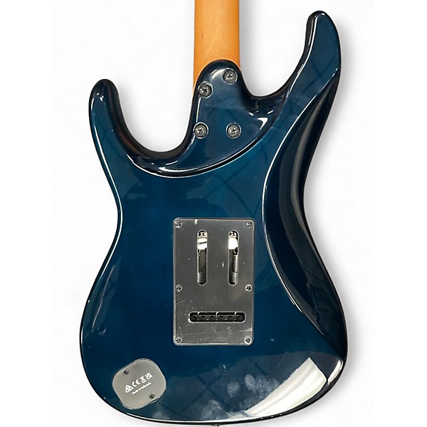 Used Ibanez AZ24P1QM Premium Deep Ocean Blonde Solid Body Electric Guitar