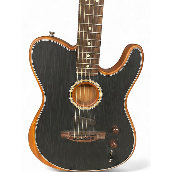 Used Fender ACOUSTISONIC PLAYER Black Acoustic Electric Guitar