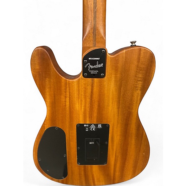 Used Fender ACOUSTISONIC PLAYER Black Acoustic Electric Guitar