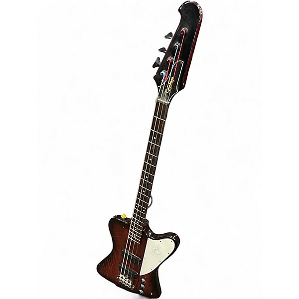 Used Epiphone Thunderbird IV 2 Tone Sunburst Electric Bass Guitar