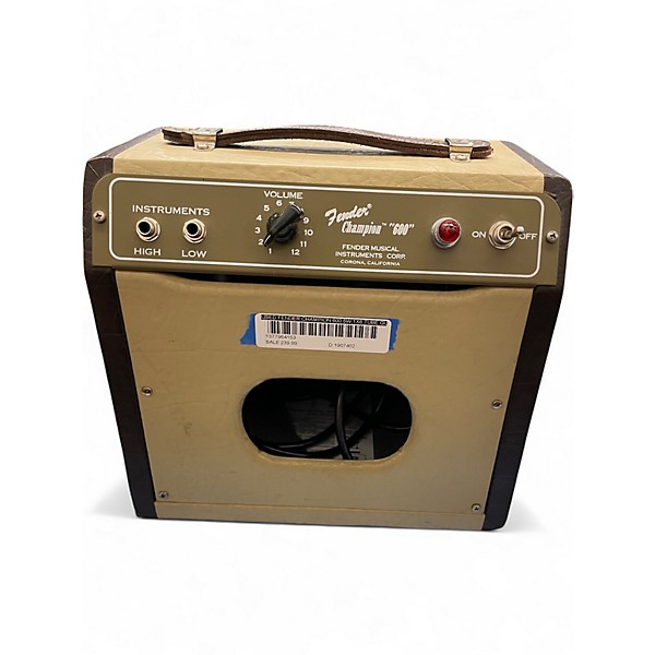 Used Fender Champion 600 5W 1X6 Tube Guitar Combo Amp