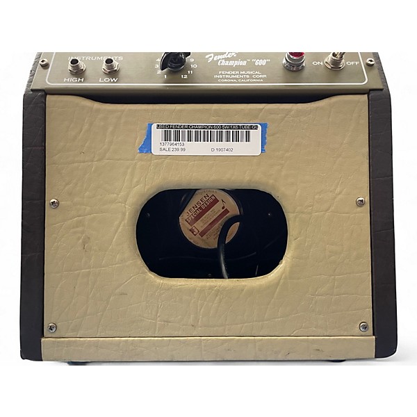 Used Fender Champion 600 5W 1X6 Tube Guitar Combo Amp