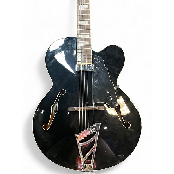Used D'Angelico PREMIER EXL1 Black Hollow Body Electric Guitar