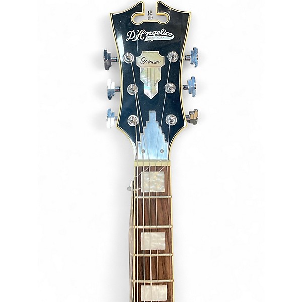 Used D'Angelico PREMIER EXL1 Black Hollow Body Electric Guitar