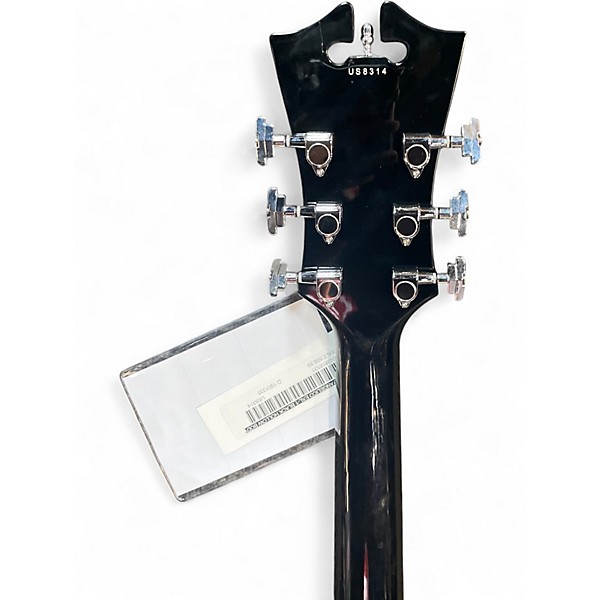 Used D'Angelico PREMIER EXL1 Black Hollow Body Electric Guitar