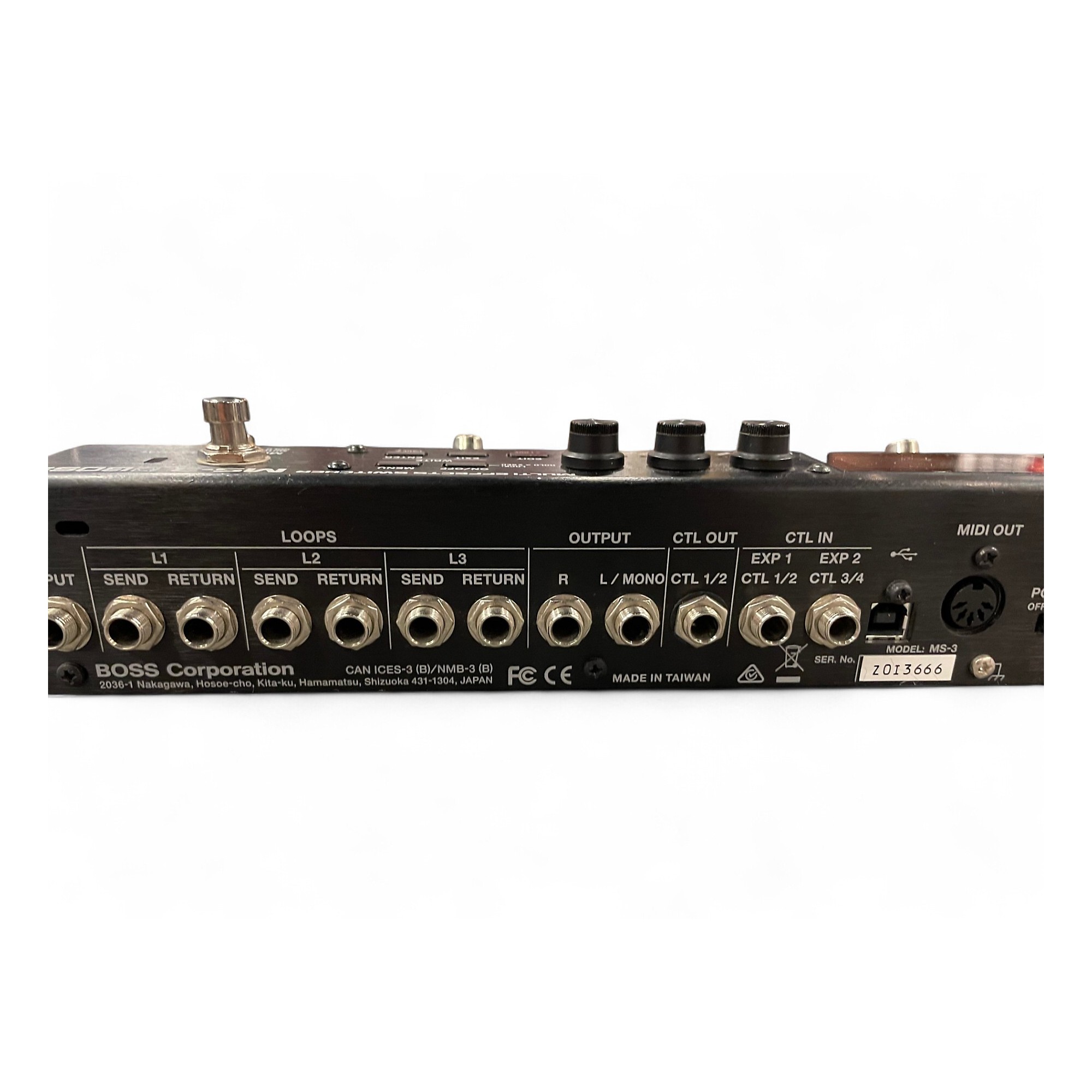 Used BOSS MS3 Multi Effects Switcher Effect Processor
