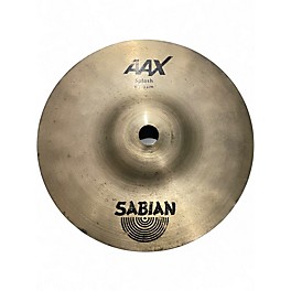 Used SABIAN 6in AAX Splash Brilliant Cymbal