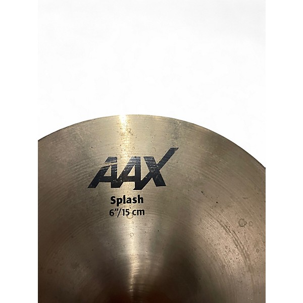 Used SABIAN 6in AAX Splash Brilliant Cymbal