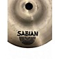 Used SABIAN 6in AAX Splash Brilliant Cymbal
