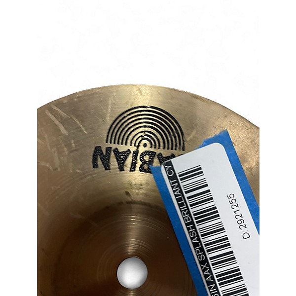 Used SABIAN 6in AAX Splash Brilliant Cymbal