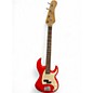 Used J. Reynolds Short Scale Red Electric Bass Guitar thumbnail