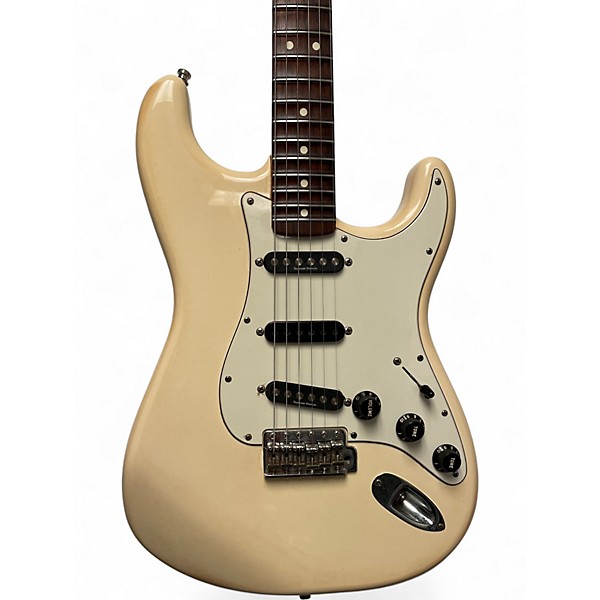 Used Fender Ritchie Blackmore Tribute Stratocaster Olympic White Solid Body Electric Guitar