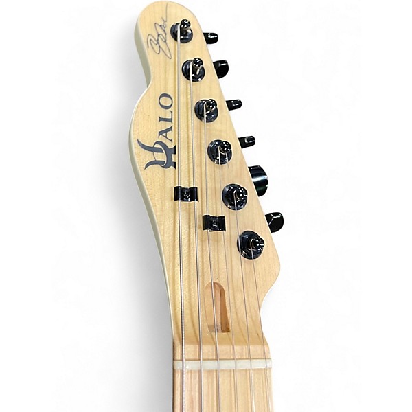 Used Halo SALVUS CUSTOM WHITE Solid Body Electric Guitar