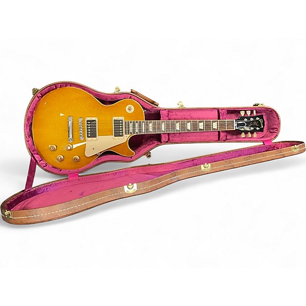 Used Gibson R8 CUSTOM Lemonburst Solid Body Electric Guitar