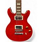 Used Gibson LP DOUBLE CUT Trans Red Solid Body Electric Guitar