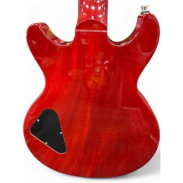 Used Gibson LP DOUBLE CUT Trans Red Solid Body Electric Guitar