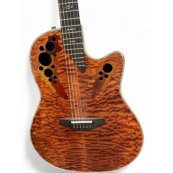 Used Ovation C2078AXP Natural Acoustic Electric Guitar