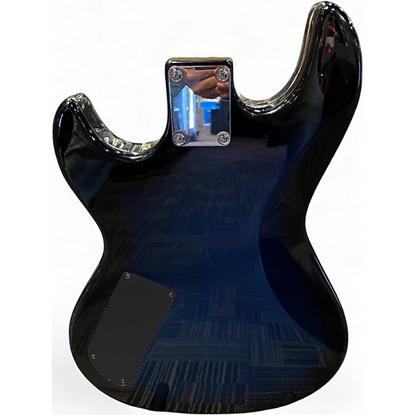 Used G&L Jerry Cantrell Signature Superhawk Deluxe Sapphire Blue Trans Solid Body Electric Guitar