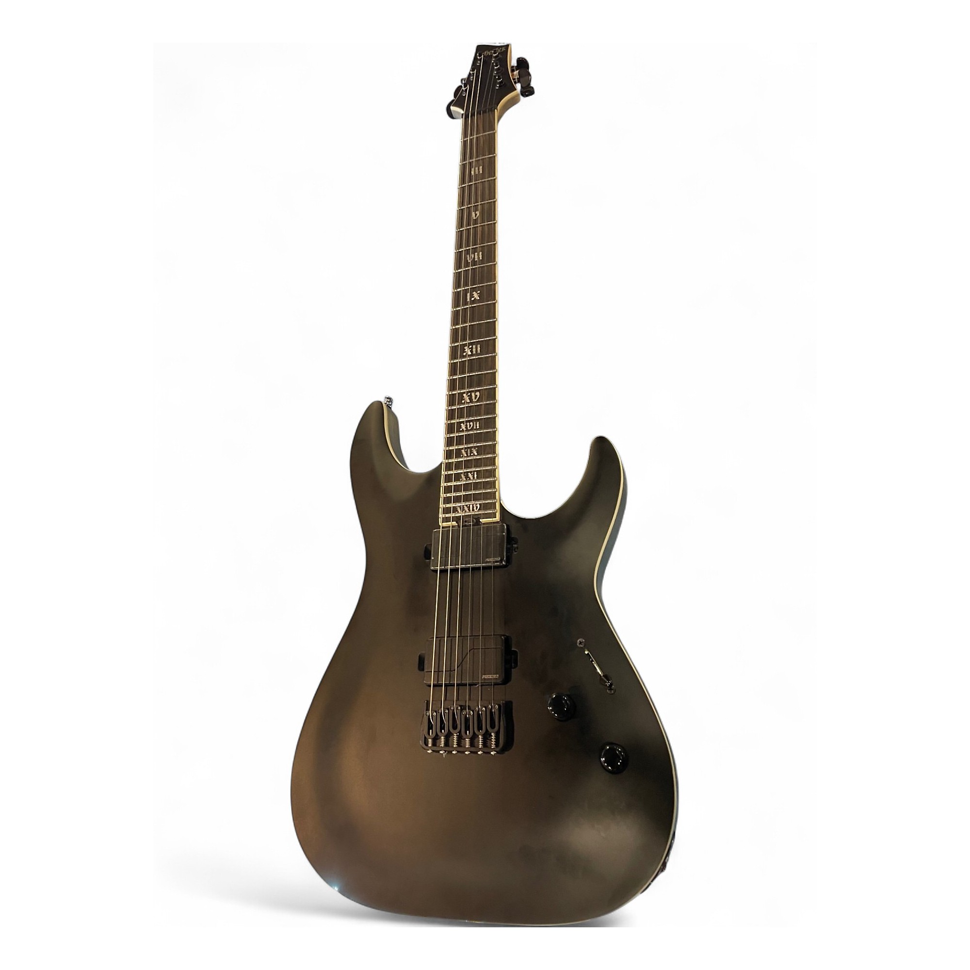 Used Schecter Guitar Research C-1 S HT SLS Evil Twin Satin