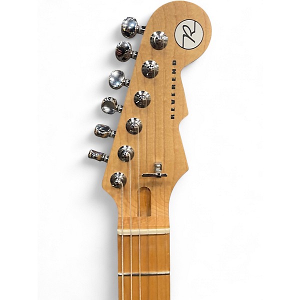 Used Reverend Six Gun HPP Avocado Burst Solid Body Electric Guitar