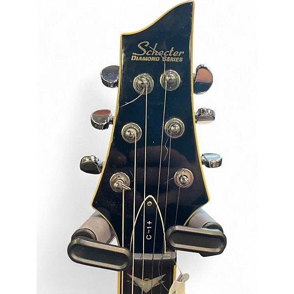 Used Schecter Guitar Research C1 Plus Black Cherry Burst Solid Body Electric Guitar