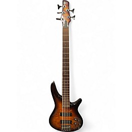 Used Ibanez SOUNDGEAR GIO 5 STRING Tobacco Burst Electric Bass Guitar