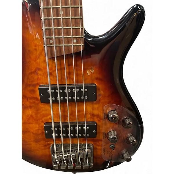 Used Ibanez SOUNDGEAR GIO 5 STRING Tobacco Burst Electric Bass Guitar