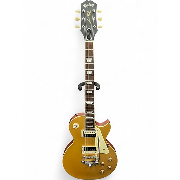 Used Epiphone Les Paul Traditional Pro IV Gold Solid Body