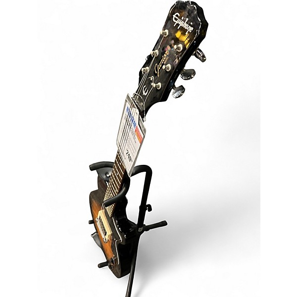 Used Epiphone Les Paul Junior 2 Color Sunburst Solid Body Electric Guitar