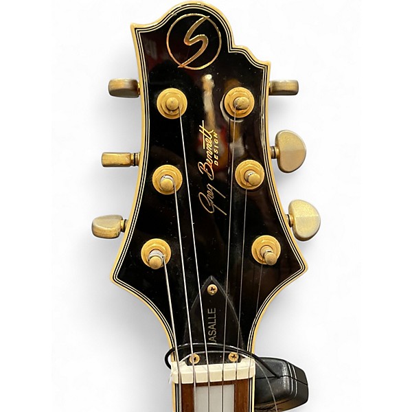 Used Greg Bennett Design by Samick JZ2 2 Tone Sunburst Hollow Body Electric Guitar