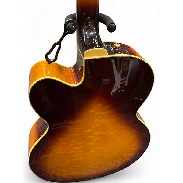 Used Greg Bennett Design by Samick JZ2 2 Tone Sunburst Hollow Body Electric Guitar