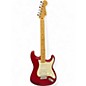 Used Fender FSR Standard Stratocaster Candy Apple Red Solid Body Electric Guitar