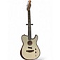 Used Fender American Acoustasonic Telecaster Alpine White Acoustic Electric Guitar thumbnail