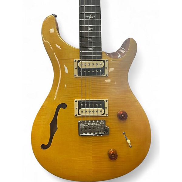 Used PRS SE Custom 22 Semi-Hollowbody Natural Hollow Body Electric Guitar
