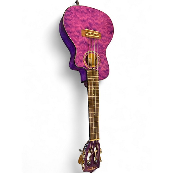 Used 2022 Lanikai QM-PUCEC Trans Purple Ukulele