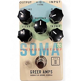 Used Greer Amplification Soma 63 Vintage Preamp Effect Pedal
