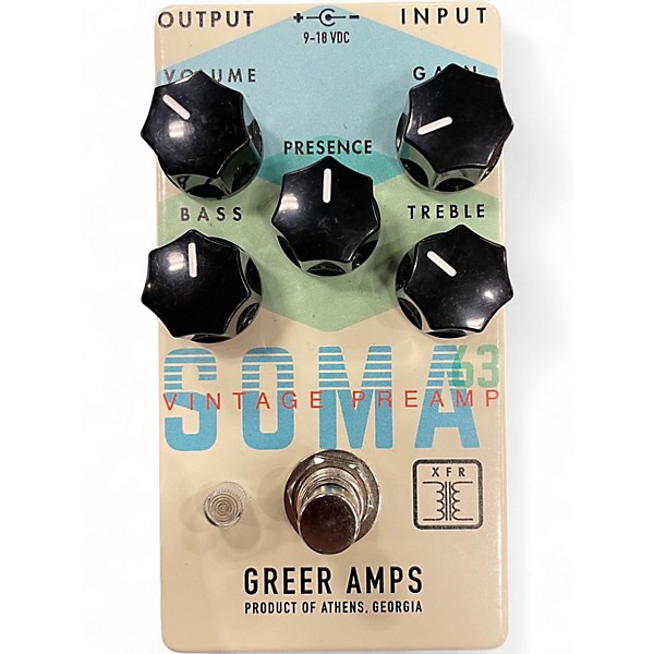 Used Greer Amplification Soma 63 Vintage Preamp Effect Pedal