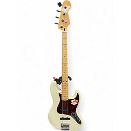 Used Fender Player Plus Active Jazz Bass Olympic Pearl Electric Bass Guitar