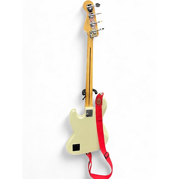 Used Fender Player Plus Active Jazz Bass Olympic Pearl Electric Bass Guitar