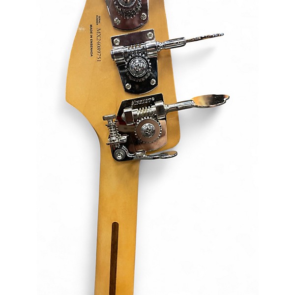 Used Fender Player Plus Active Jazz Bass Olympic Pearl Electric Bass Guitar