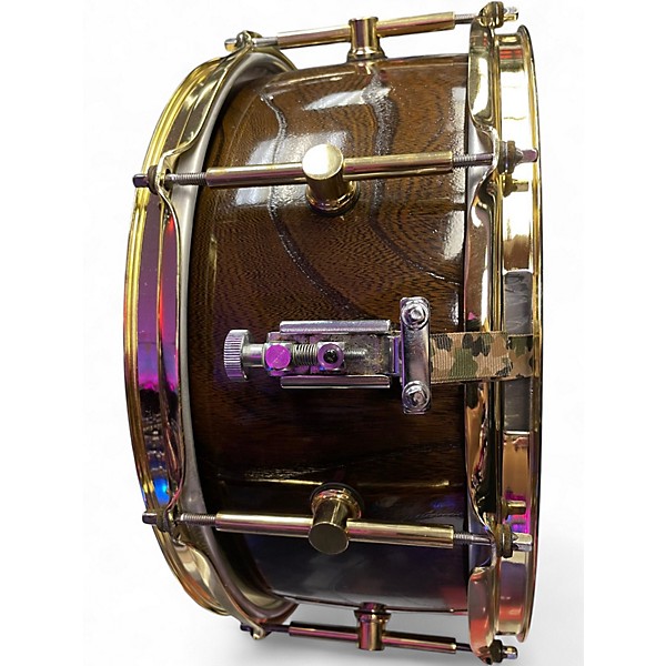 Used Canopus 6.5X14 zelkova snare drum Natural Drum