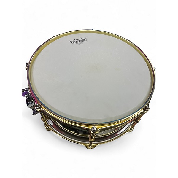 Used Canopus 6.5X14 zelkova snare drum Natural Drum