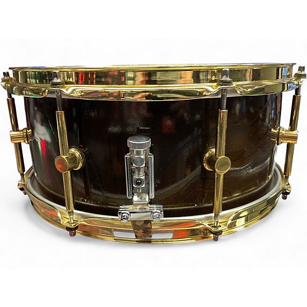Used Canopus 6.5X14 zelkova snare drum Natural Drum