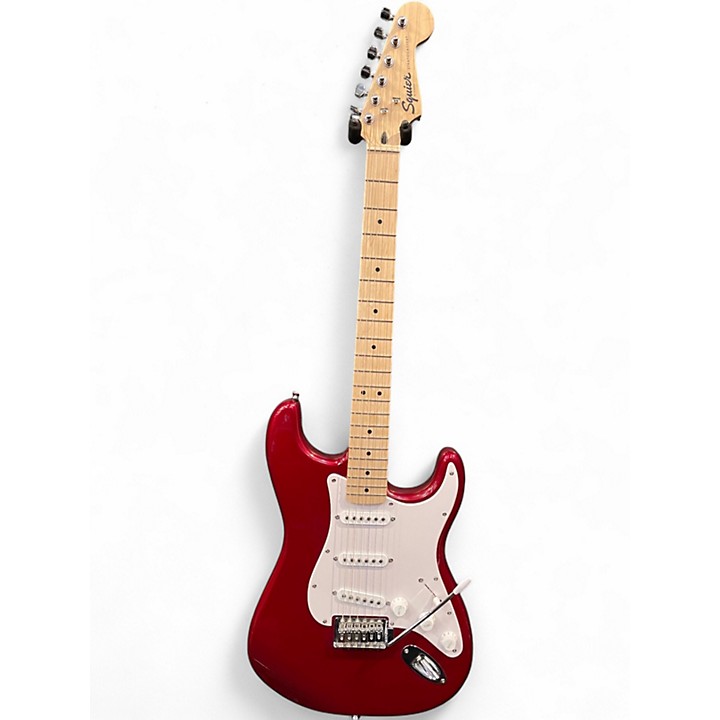 Used 2022 Squier Affinity Stratocaster Metallic Red Solid